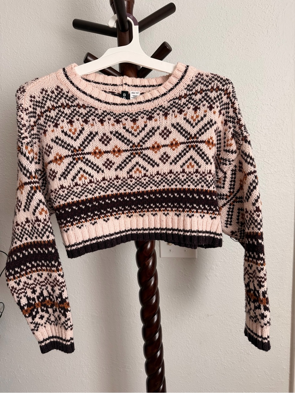 Urban Outfitters Anna Cropped Knit Sweater